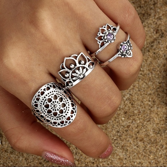 Boutique Jewelry - Mandala ✯ Midi Rings Set